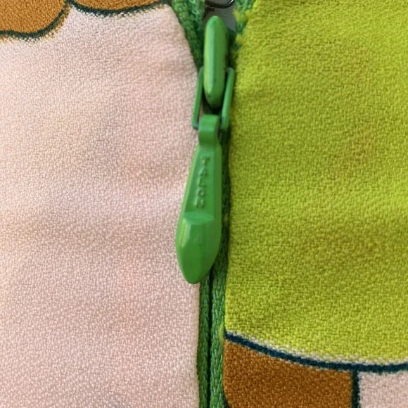 Vintage 60s 70s Psychedelic Floral Maxi Dress - Picture 8 of 10